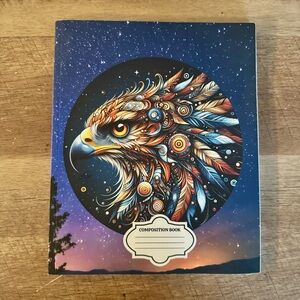 Spirit Animal Totem Composition Notebook Red-tailed Hawk Bird  - New